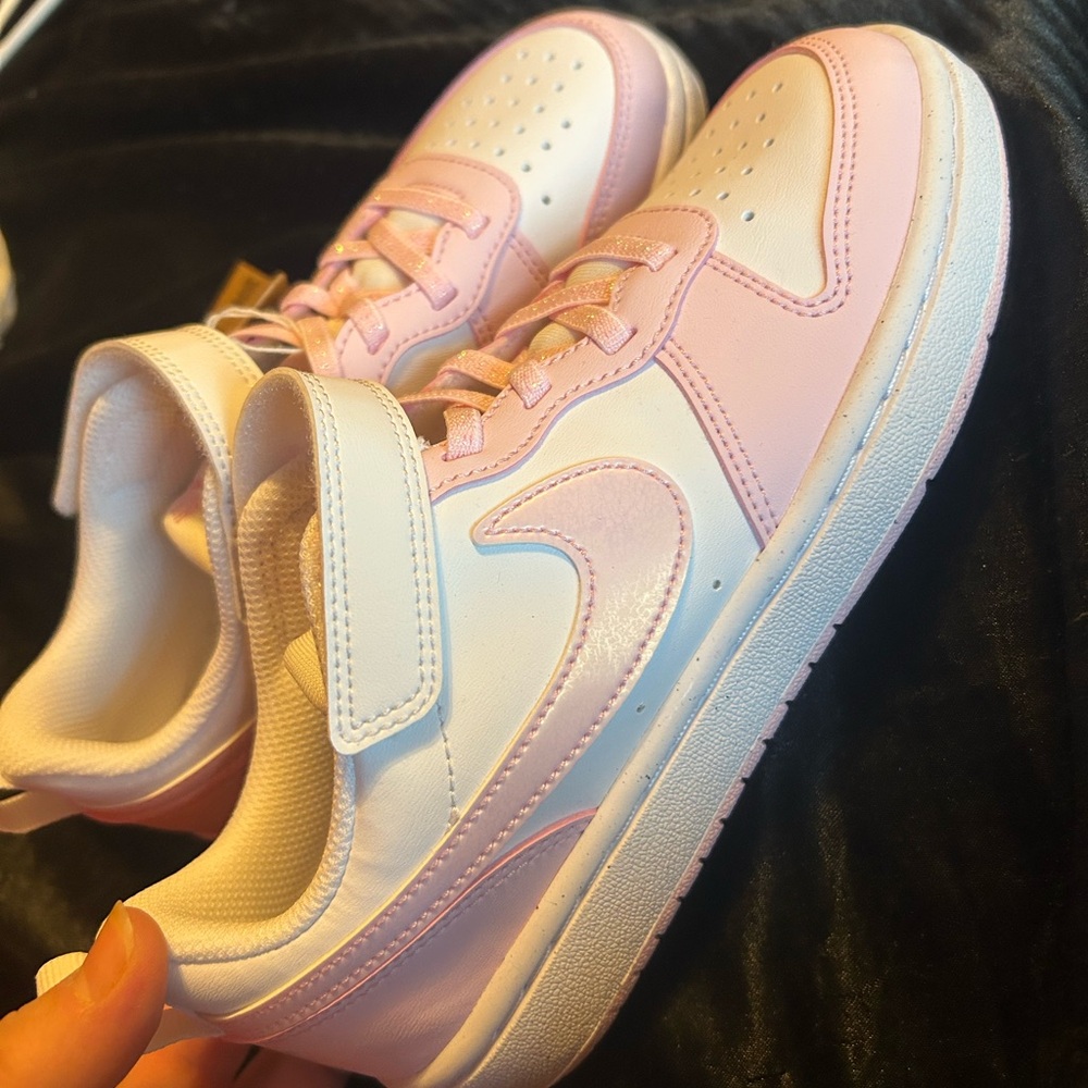 Kids Pink and White Nike